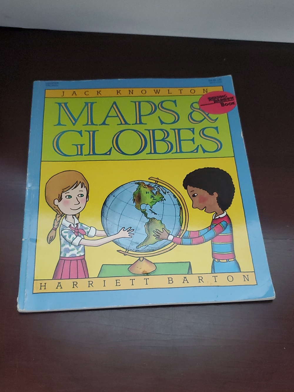 Maps & Globes Kids Book - Jack Knowlton Paperback Preowned